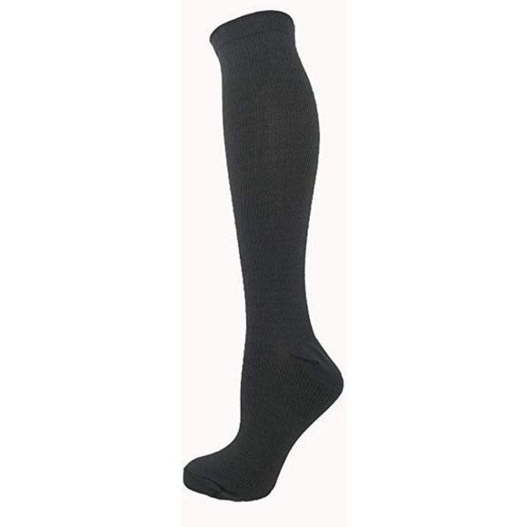 Grey Large/X-Large Ladies Compression Socks, One P - Picture 1 of 8